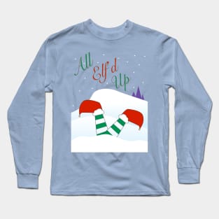 Ugly Christmas Elfed Up Long Sleeve T-Shirt